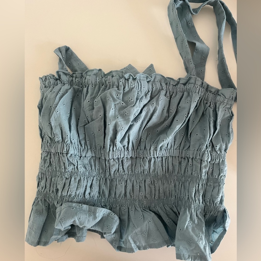 Never used, blue tank top